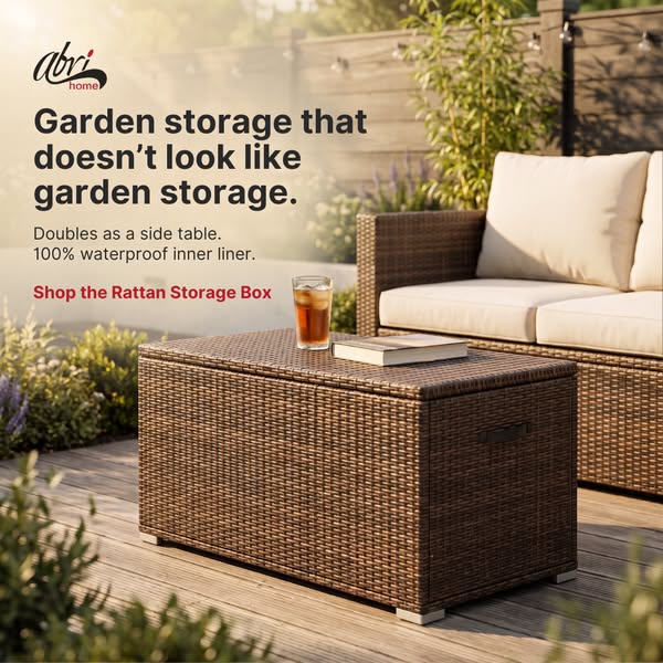 Rattan Storage Box | Matches Your Garden Set