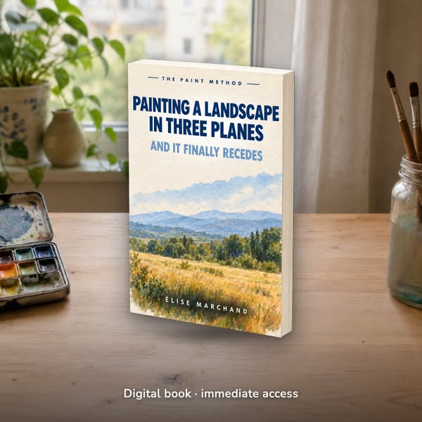 Painting a Landscape in Three Planes: the far distance, the middle, the front