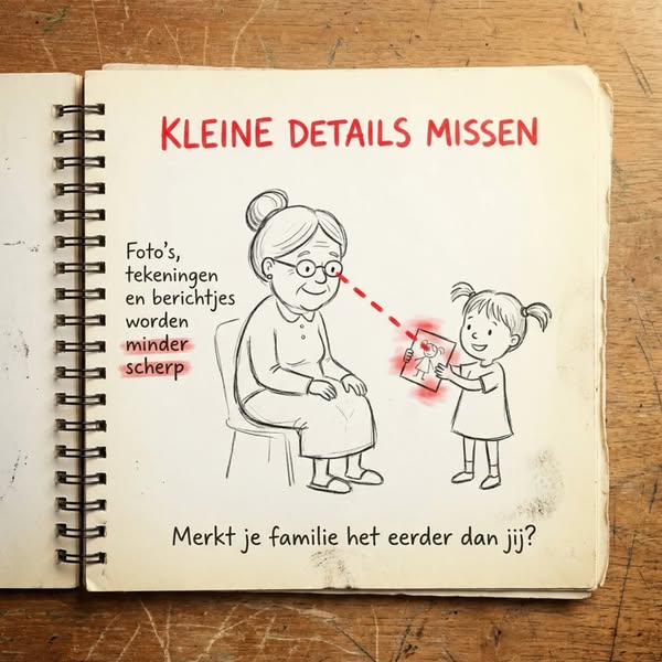 Zij zag het eerder dan ik het durfde toegeven.