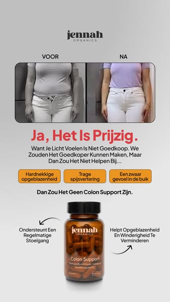 Verwijder wat al jaren in je darmen zit