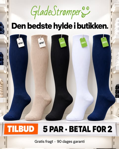 Slut med hævede ben!