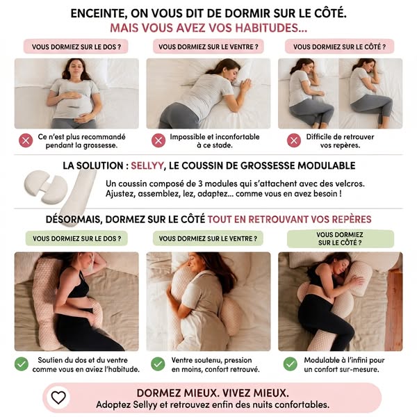 Des nuits confortables enceintes c'est possible...même pour vous