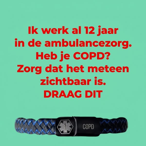 Deze armband kan een leven redden.