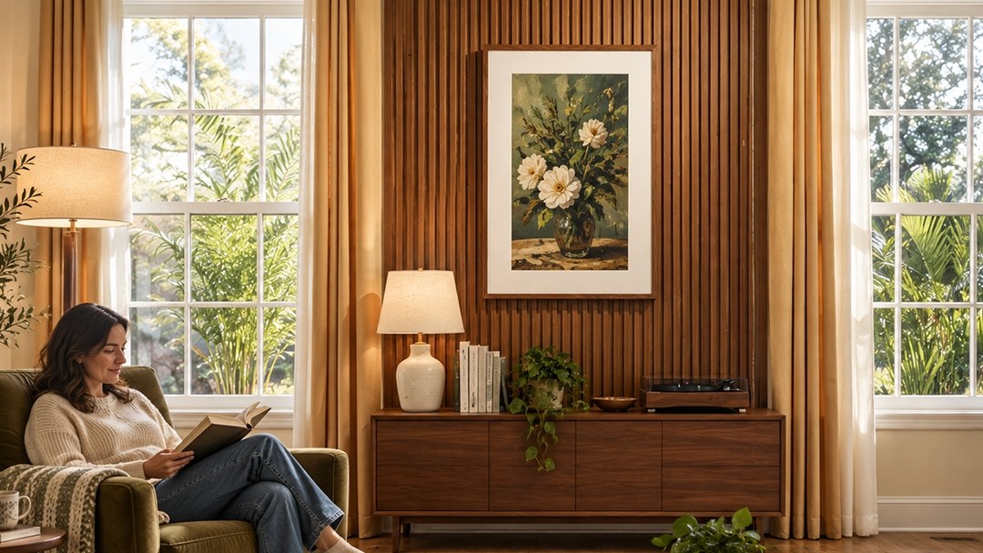 AI E-Ink Canvas For Living Wall Art