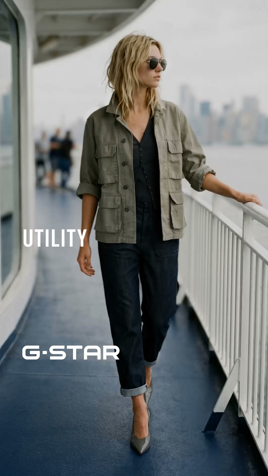 Utility en denim, lichter en zachter voor de zomer.