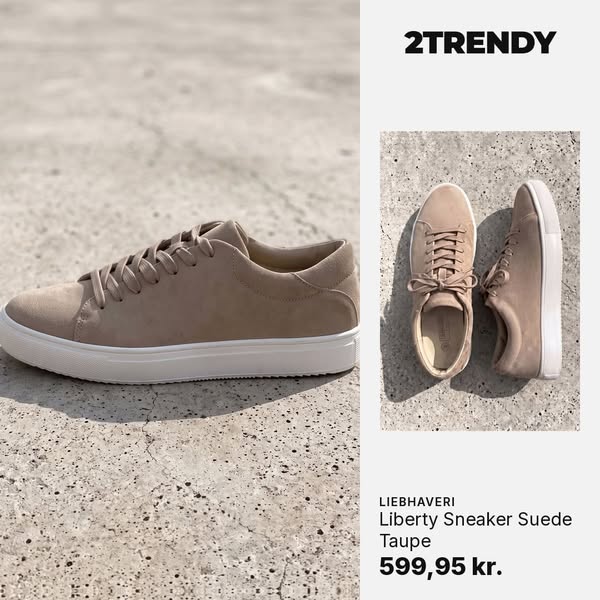 Liebhaveri Liberty Sneaker Suede Taupe