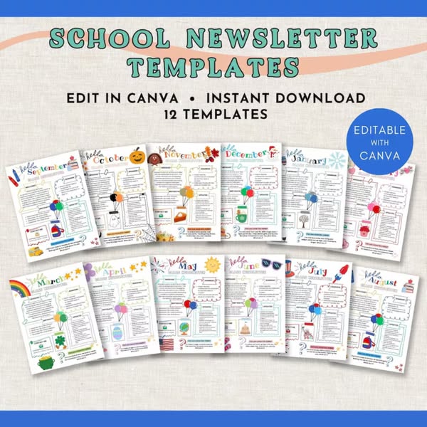 90% Off Weekly Classroom Newsletter Template