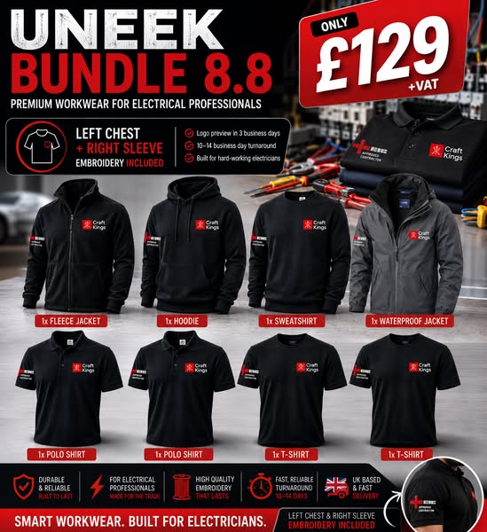 Electricians Workwear Bundle | £129 + VAT