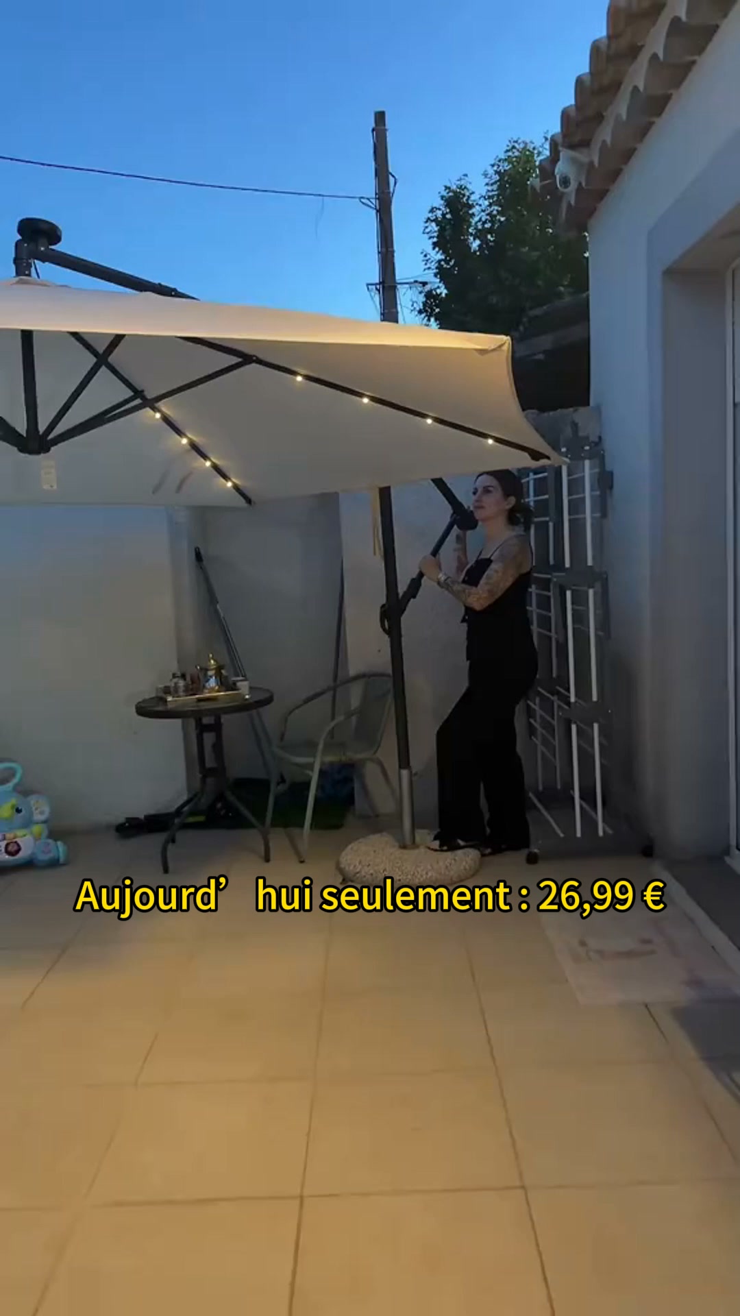 Base Incluse + 36 LED Solaires