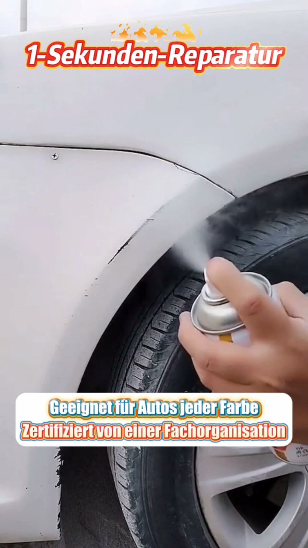 Autolack-Kratzer-Reparaturspray 3 Sekunden, Kratzer sind weg