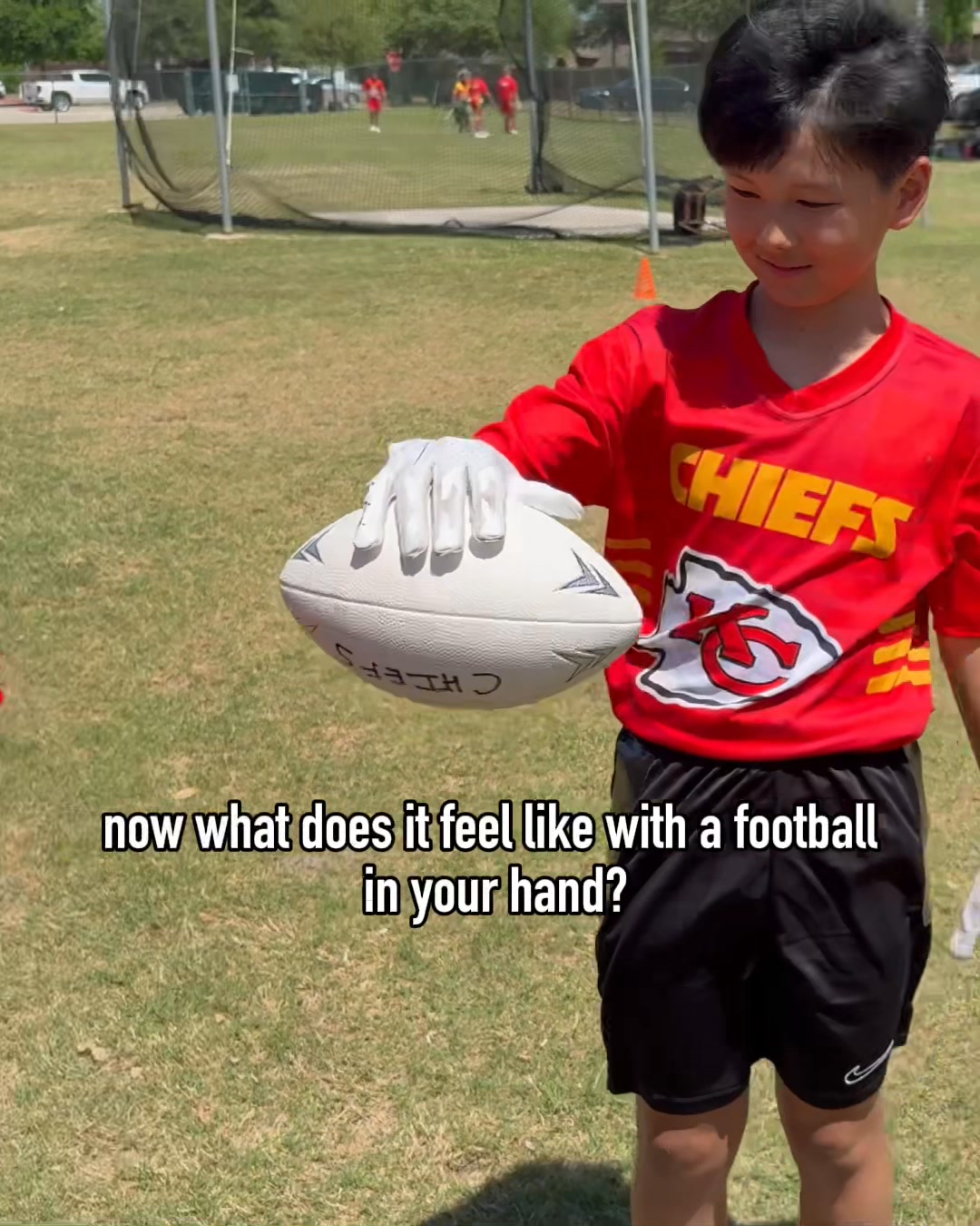 a GRIP advantage for Football Gloves