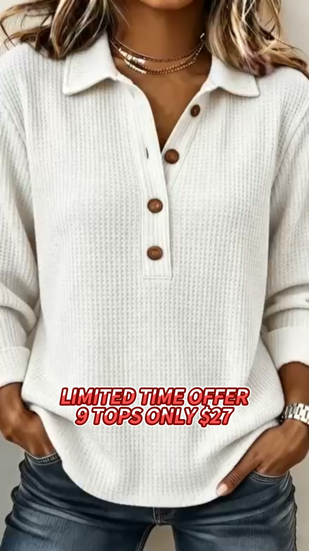 LIMITED TIME OFFER | 9 TOPS ONLY $27