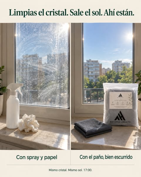 Una pasada y todo queda impecable.