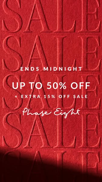 SALE ENDS TONIGHT!