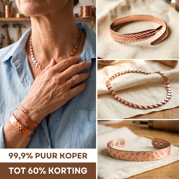 99,9% puur koper – door mij met de hand gemaakt