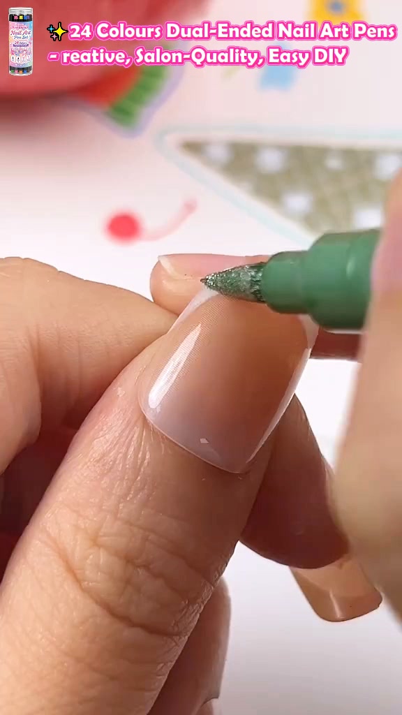 50% Off!24 Colours Dual-Ended Nail Art Pens