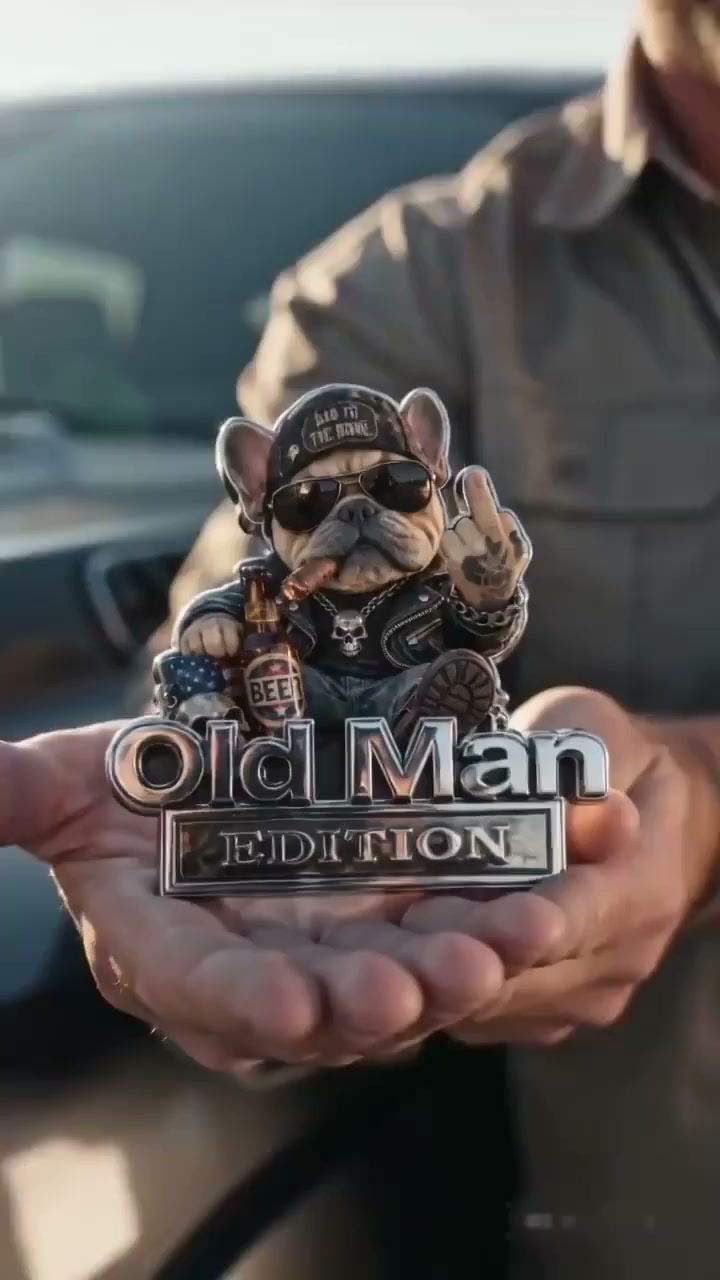 The perfect badge of honor for the "Old Man" in your life!