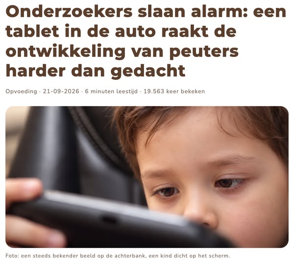 Wat doet schermtijd met je peuter?