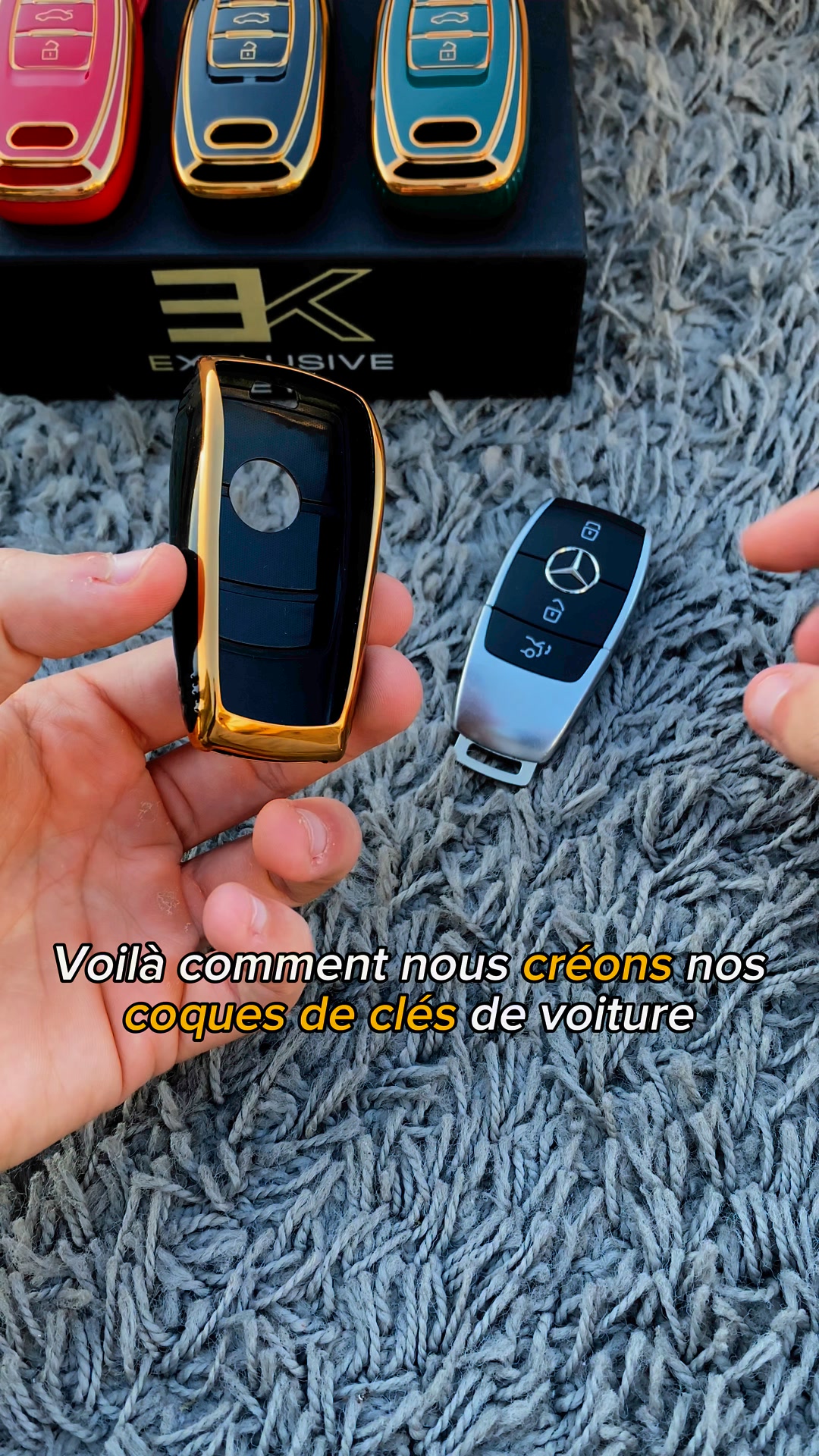 Étuis pour clé de voiture. Livraison gratuite.