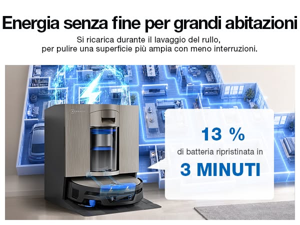 DEEBOT X12S OmniCyclone: Potenza senza sacchetto, innovazione senza limiti.