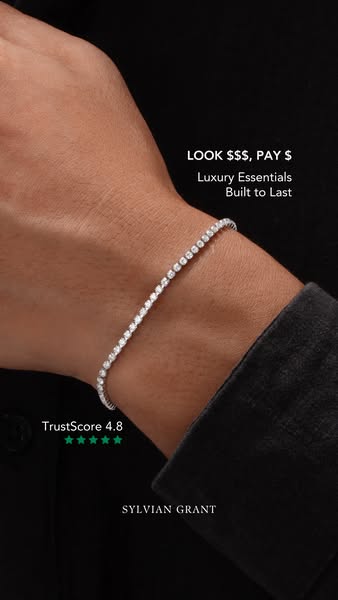 Minimal Tennis Bracelet
