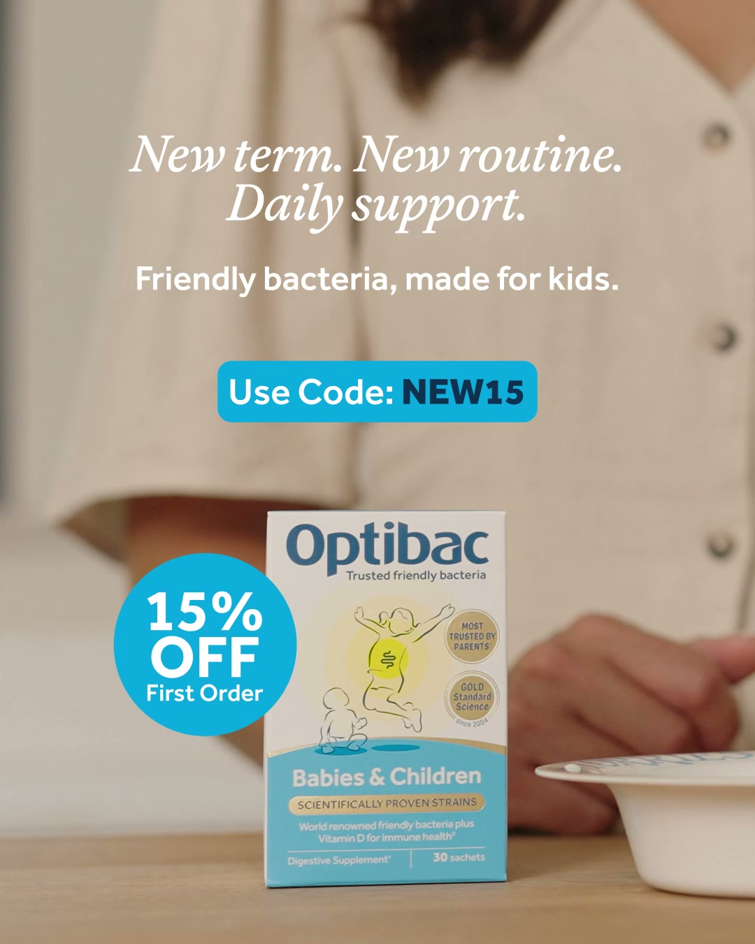 15% off your first order
