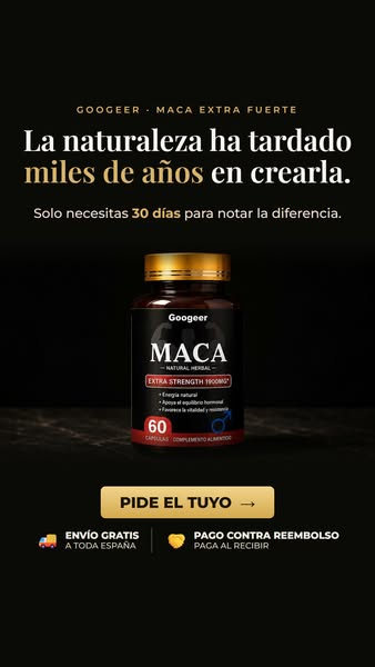 Maca 1900 mg · Envío gratis y pago al recibir