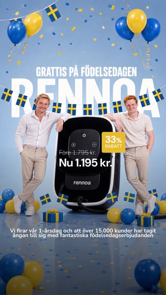 FÖDELSEDAG: 33% rabatt på SteamCleaner!