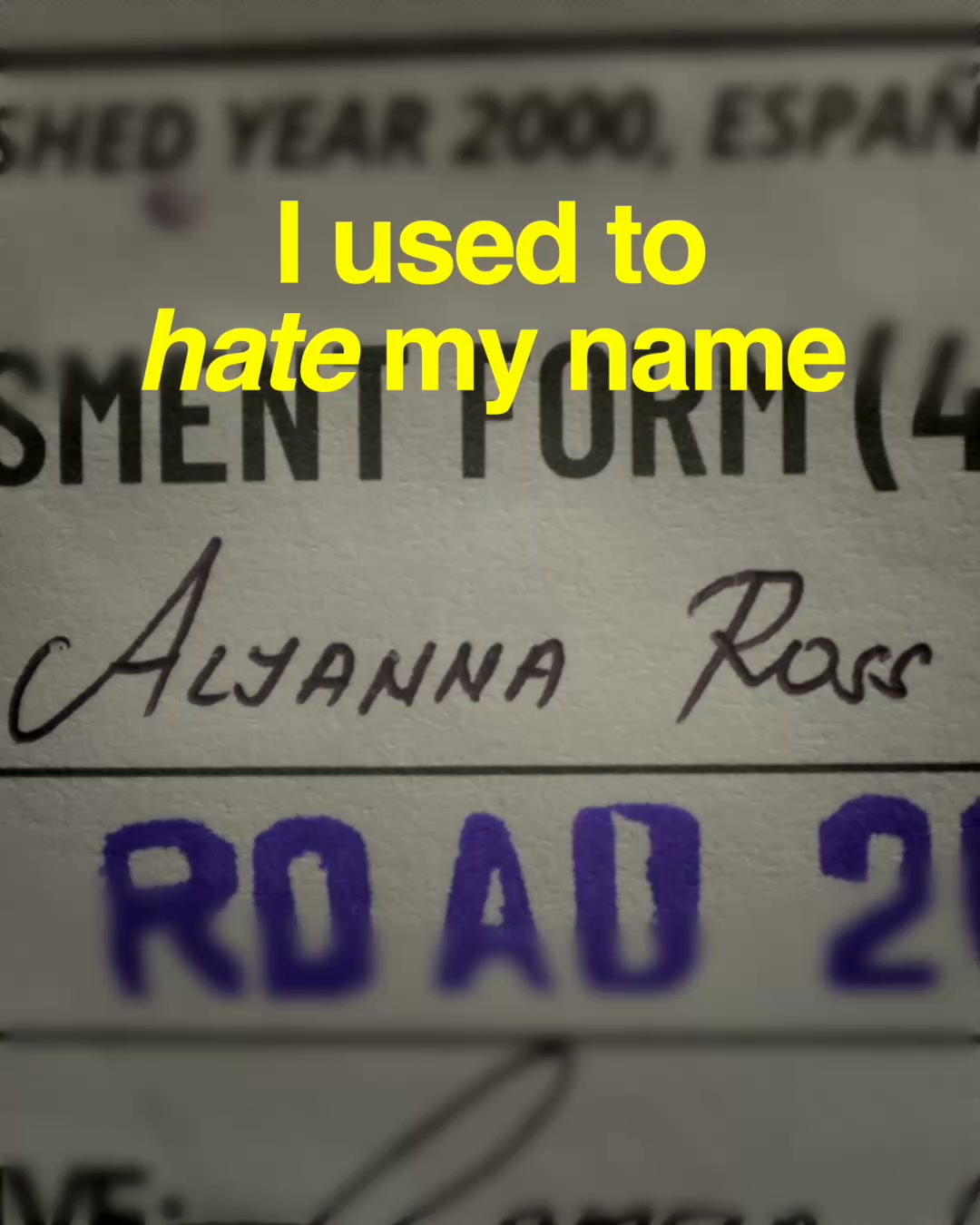 The name was always hers