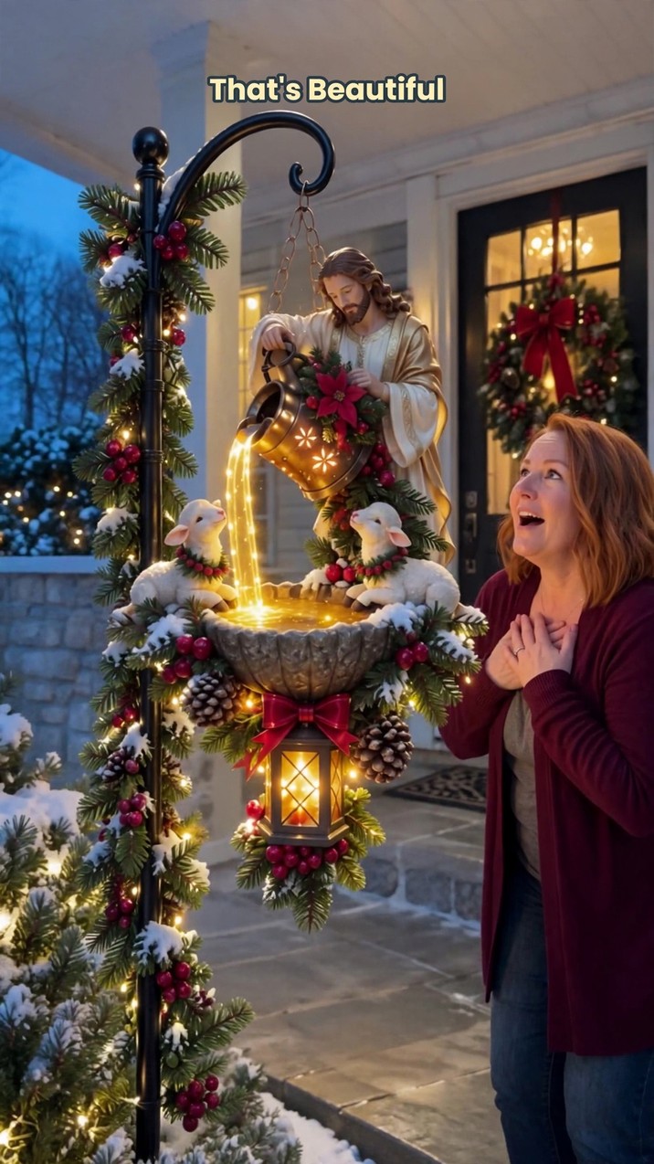 Let Your Porch Glow With Faith This Christmas