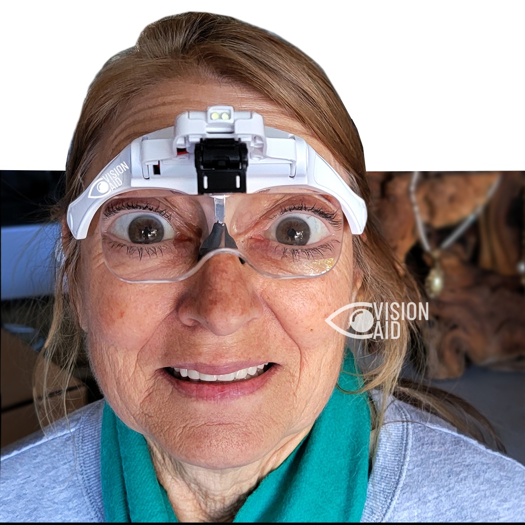 Hands-Free Magnifier and Light for Crafts, Hobbies, Close Work