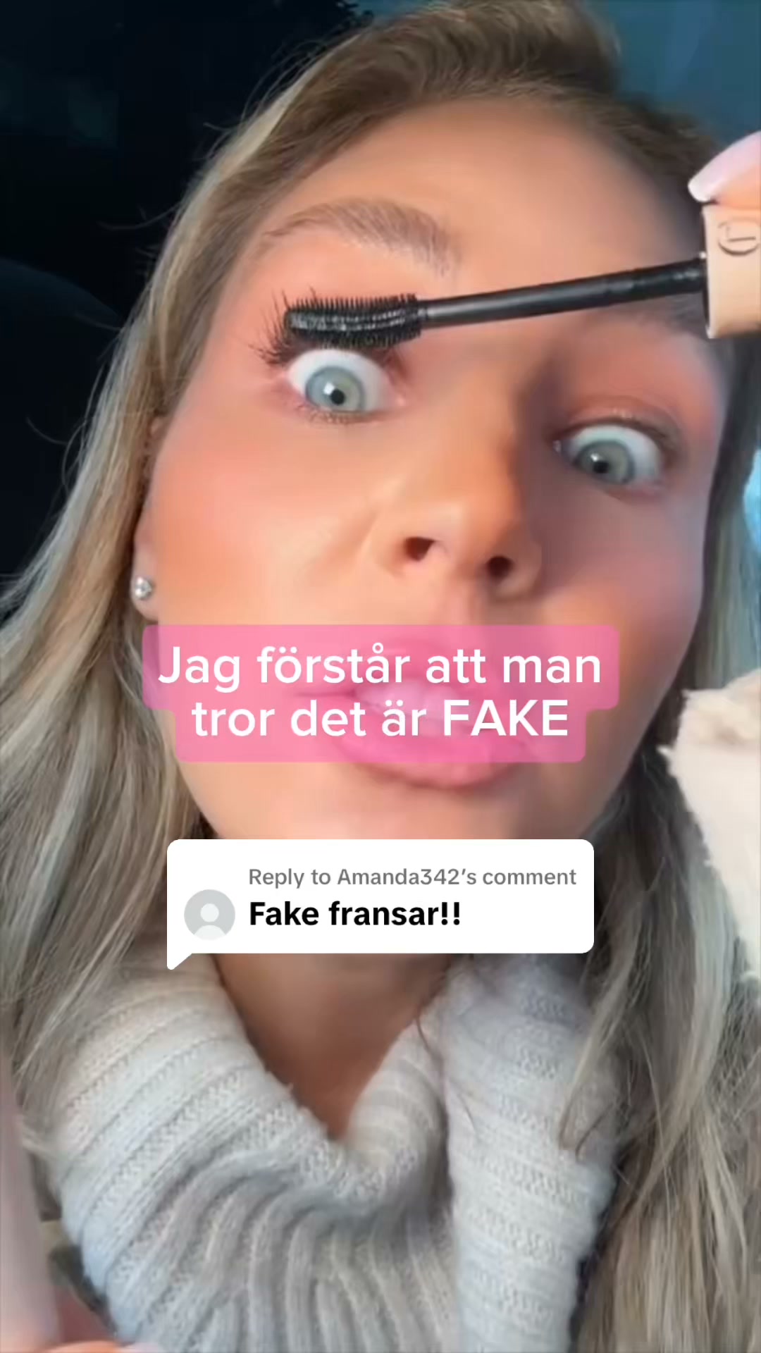 Tubing-mascara med 83% fransserum