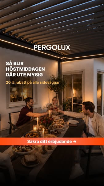 Sista chansen: Gör uteplatsen redo för hösten!