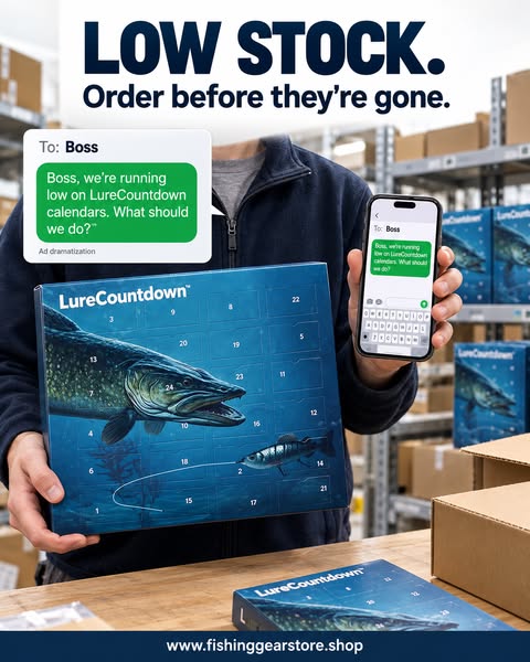 24 Days. 24 Premium Lures. One Unforgettable Gift.