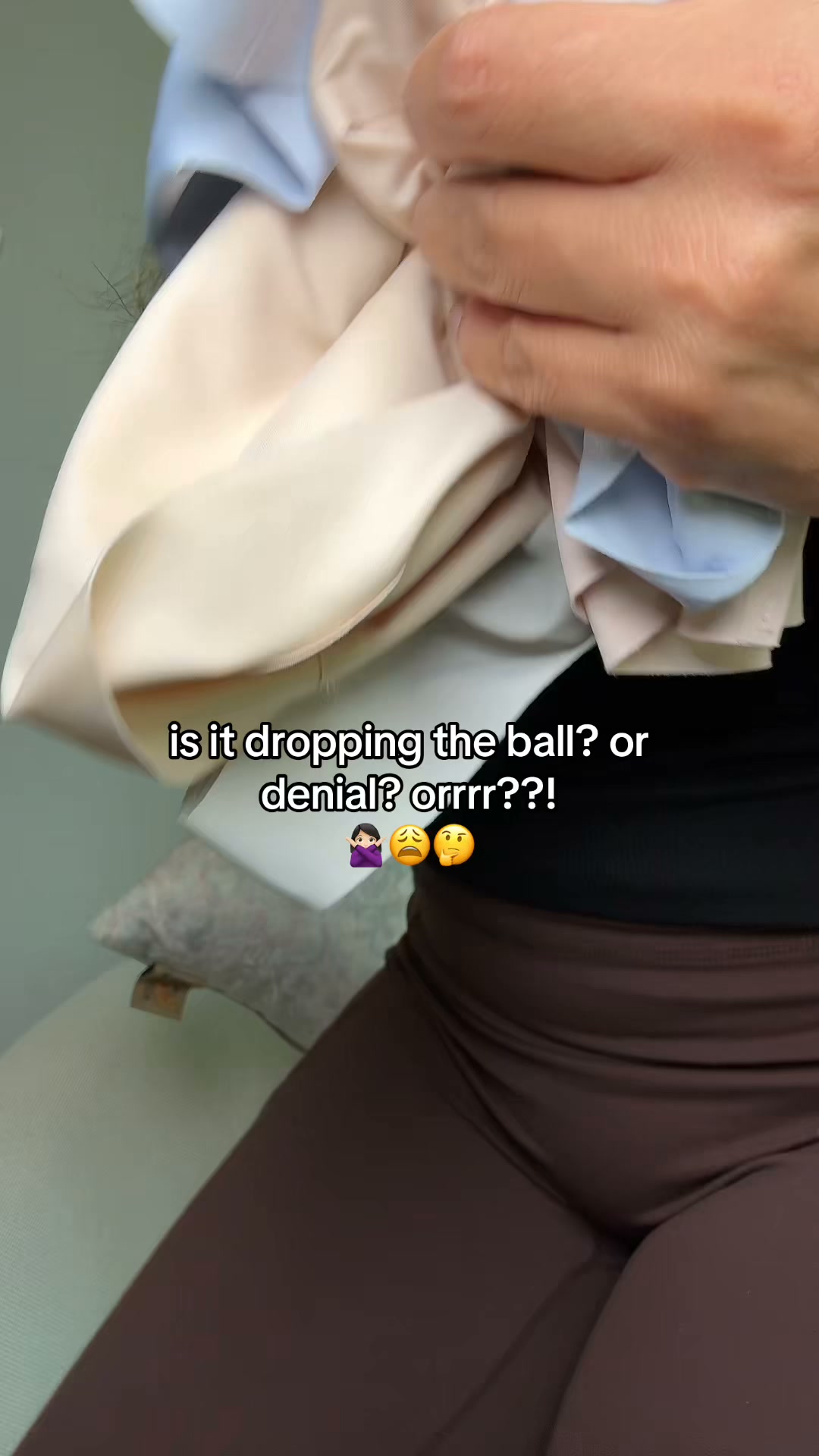 Ready before she asks