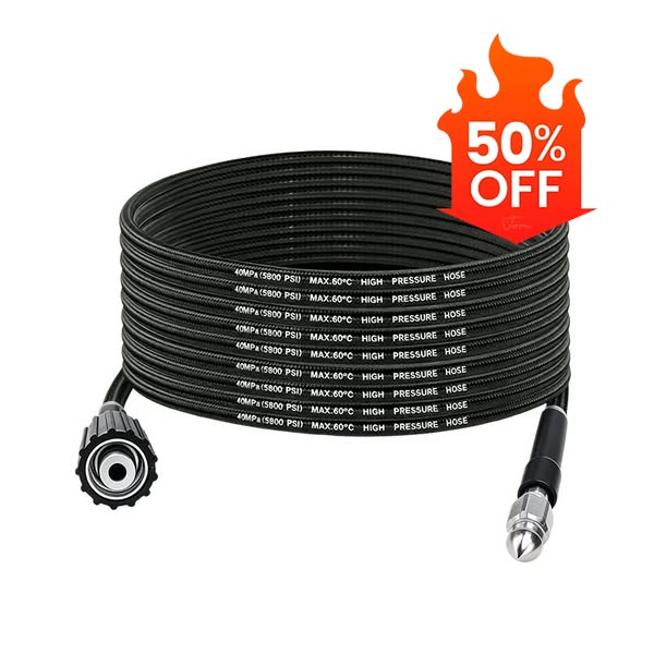 High Pressure Drain Cleaning Hose Kit