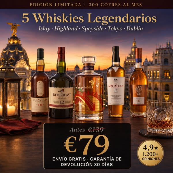 5 Whiskies Legendarios · €79