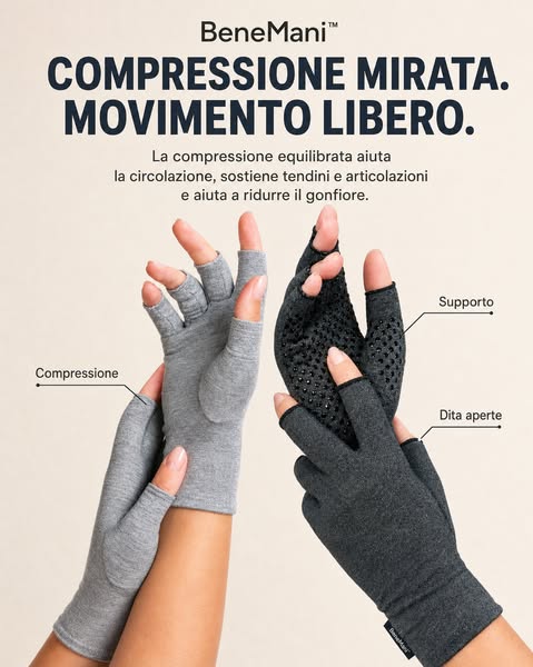Compressione mirata. Movimento libero.