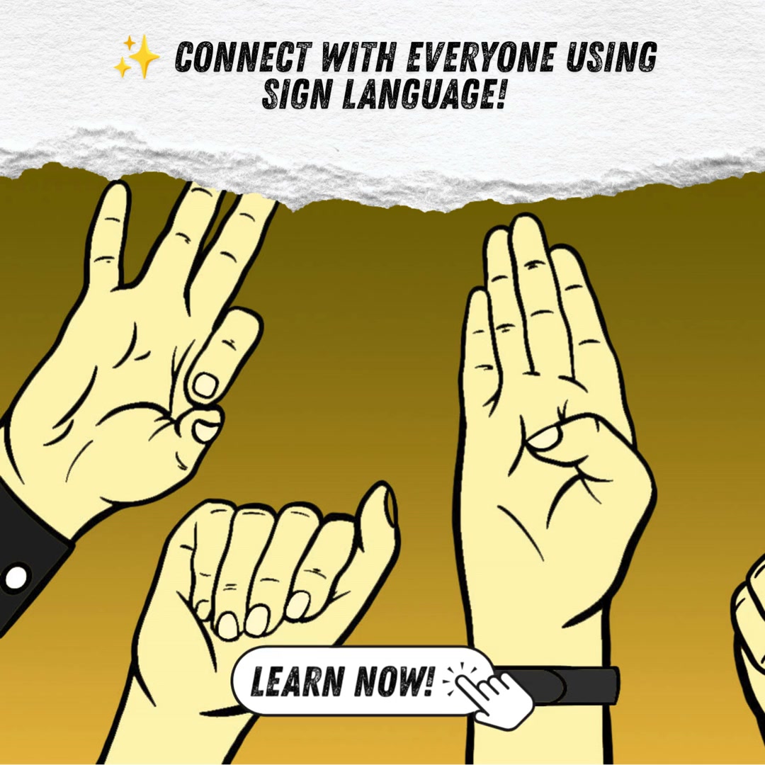 Learn basic sign language right now!