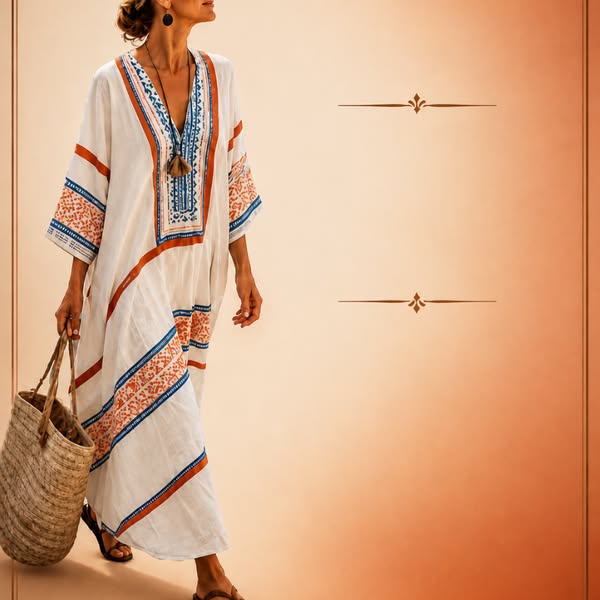Le caftan chic qu’on porte tout l’été