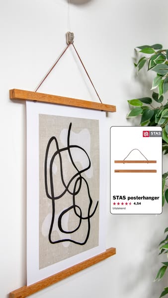 Flexibel ophangen, zonder boren