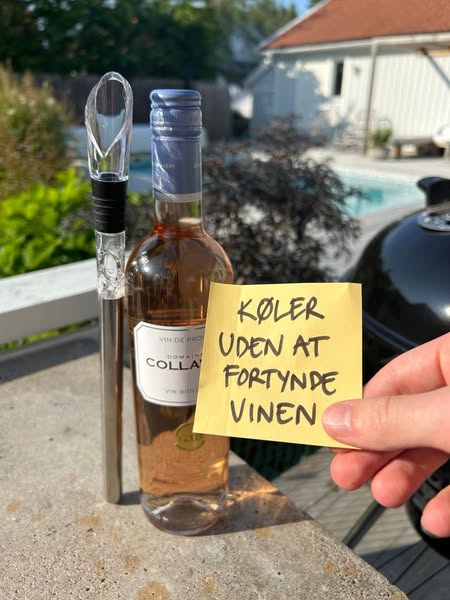 Lunken vin? Køl den på sekunder!