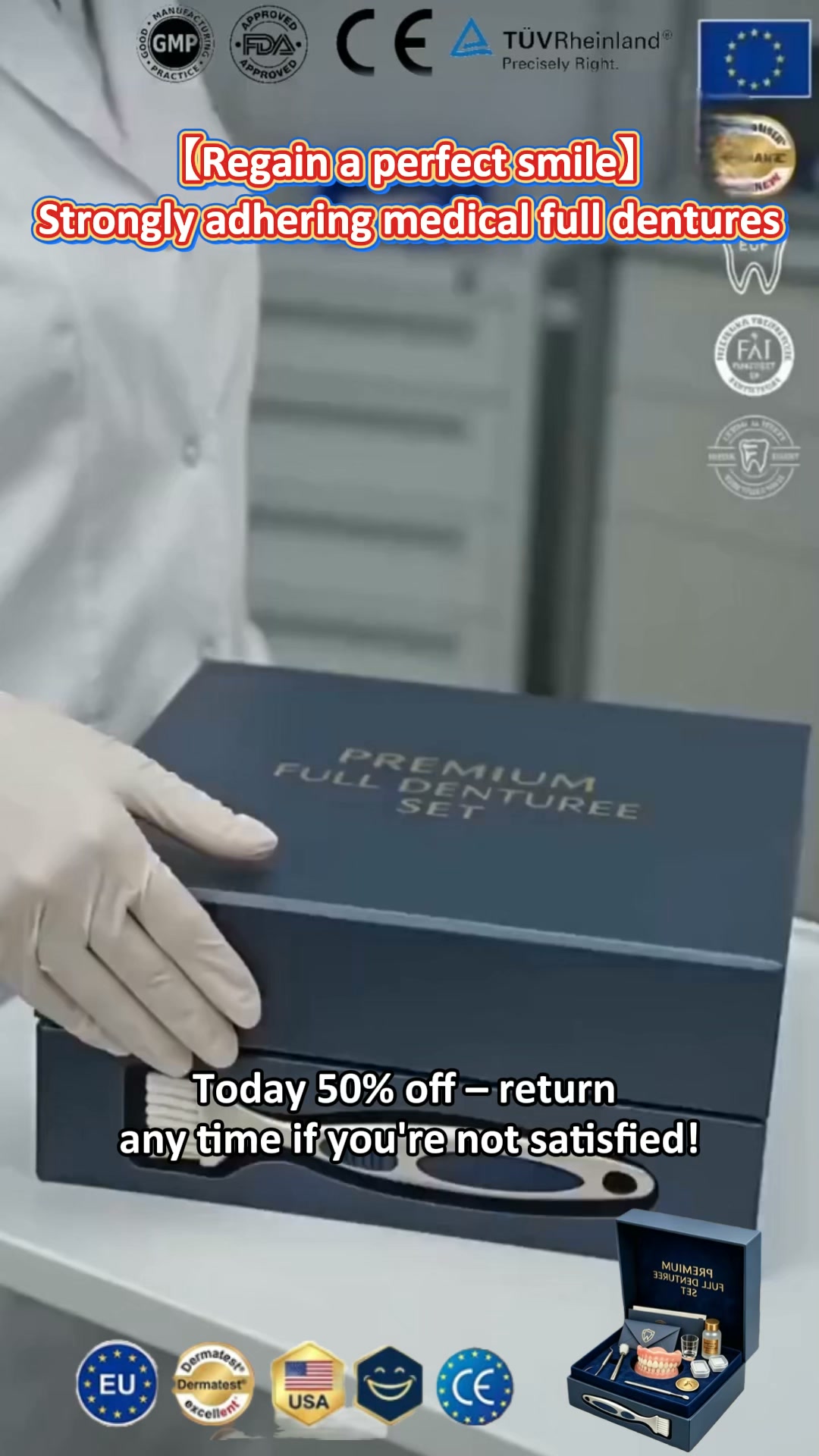 90-DAY "PERFECT BITE" MONEY-BACK GUARANTEE