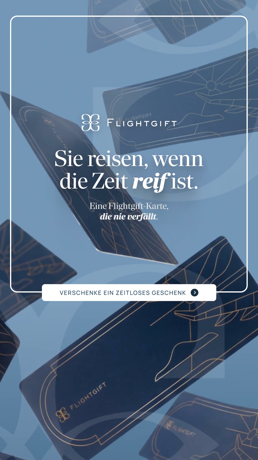 Ein Fluggutschein, der nie verfällt