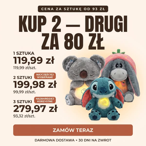 Pluszak, który oddycha jak mama