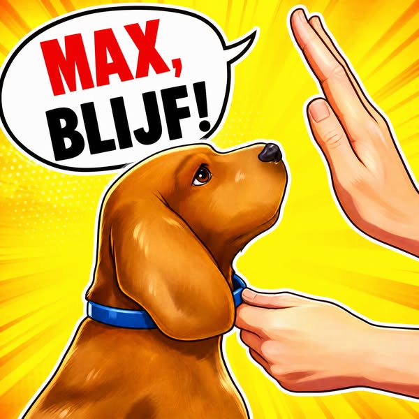 "Max bleef stokstijf staan"