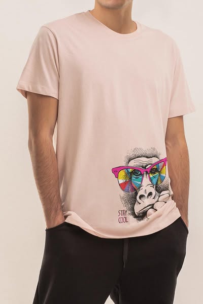 ΕΩΣ -75% | Stay Cool, T-Shirt σε ροζ χρώμα