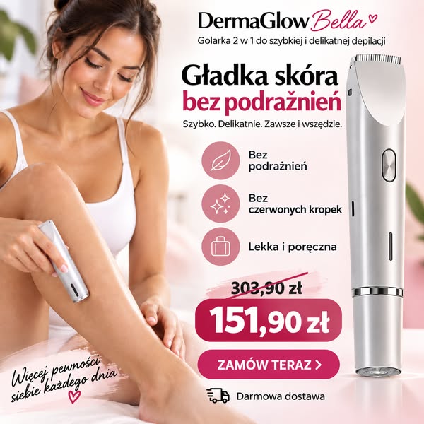 Gładka skóra bez skaleczeń i podrażnień
