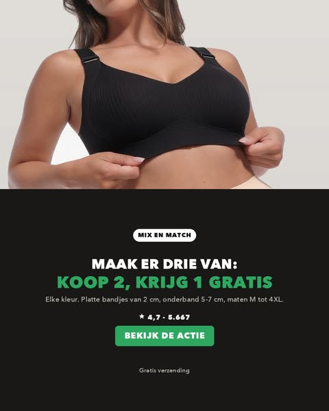 Echte steun. Geen beugel.
