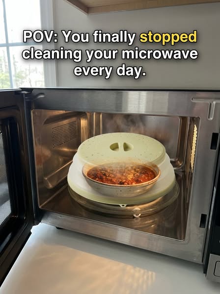 Microwave Oven Splash Protector